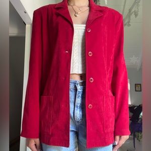 Vintage Red Blazer